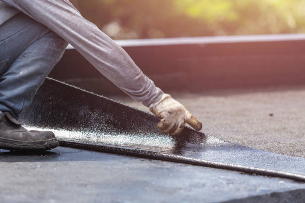 Professional Waterproofing technician working in Medina, MN